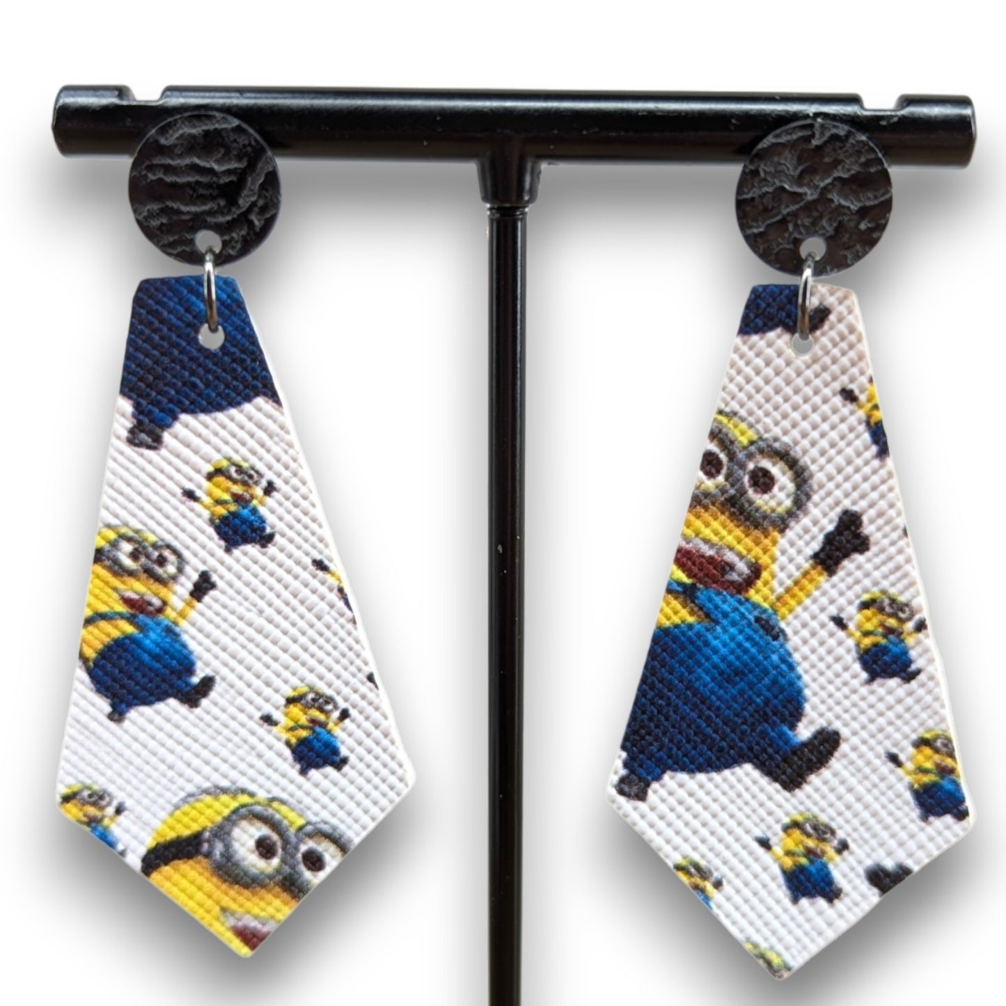 Minions Faux Leather Earrings