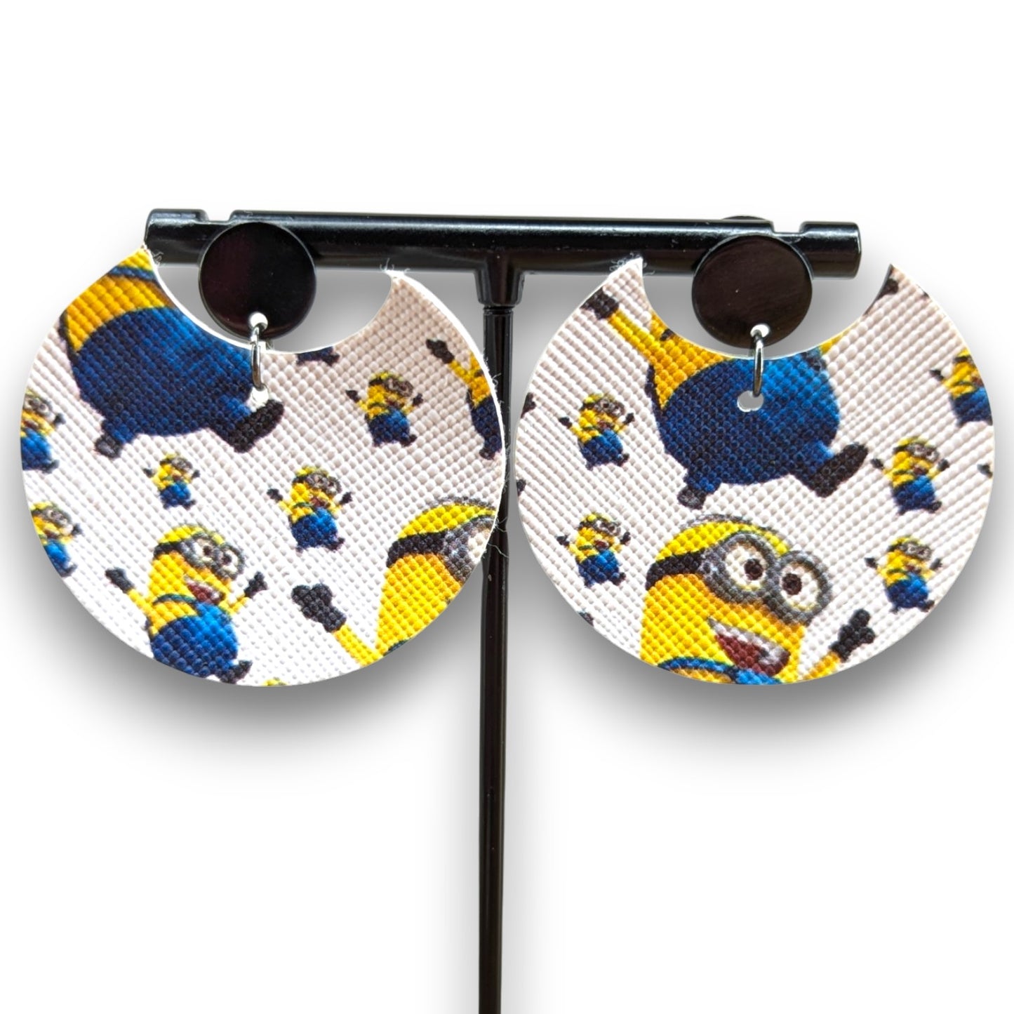 Minions Faux Leather Earrings