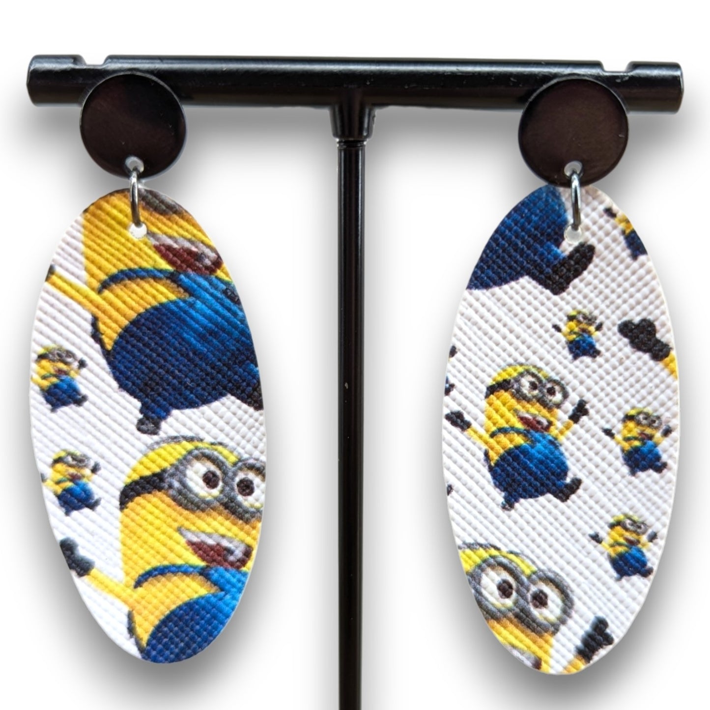 Minions Faux Leather Earrings