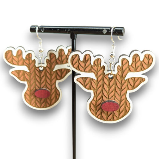 Sweater Rudolph Layered Earring