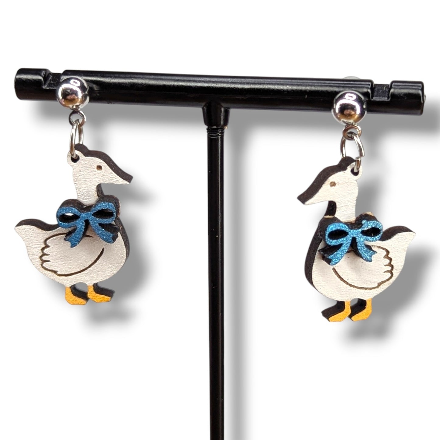Vintage Goose Earrings