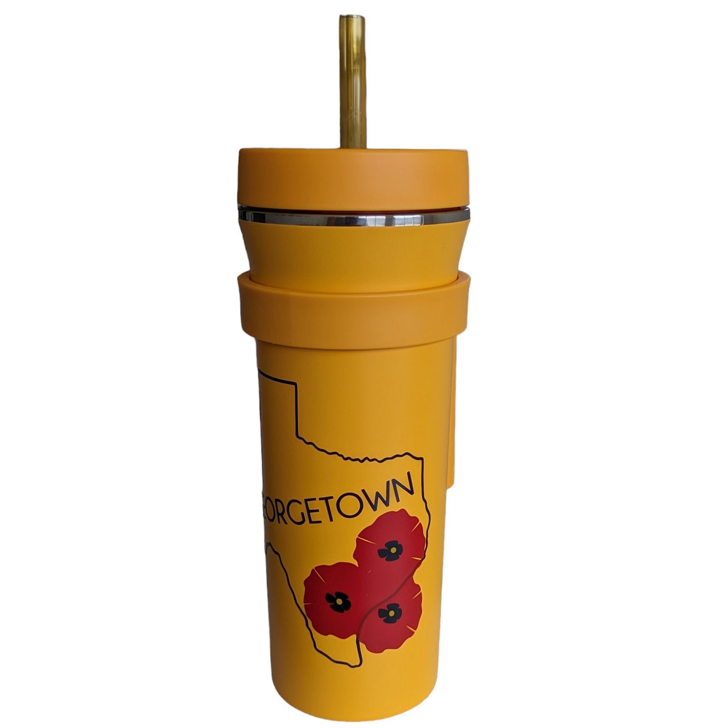 City with Flower Tumbler