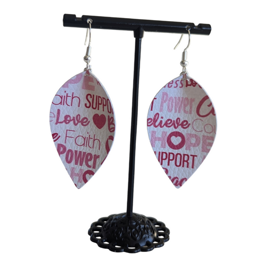Breast Cancer Earrings