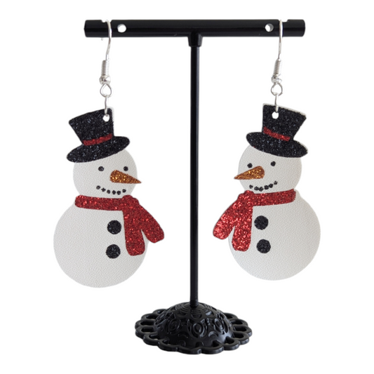 Snowman Earrings