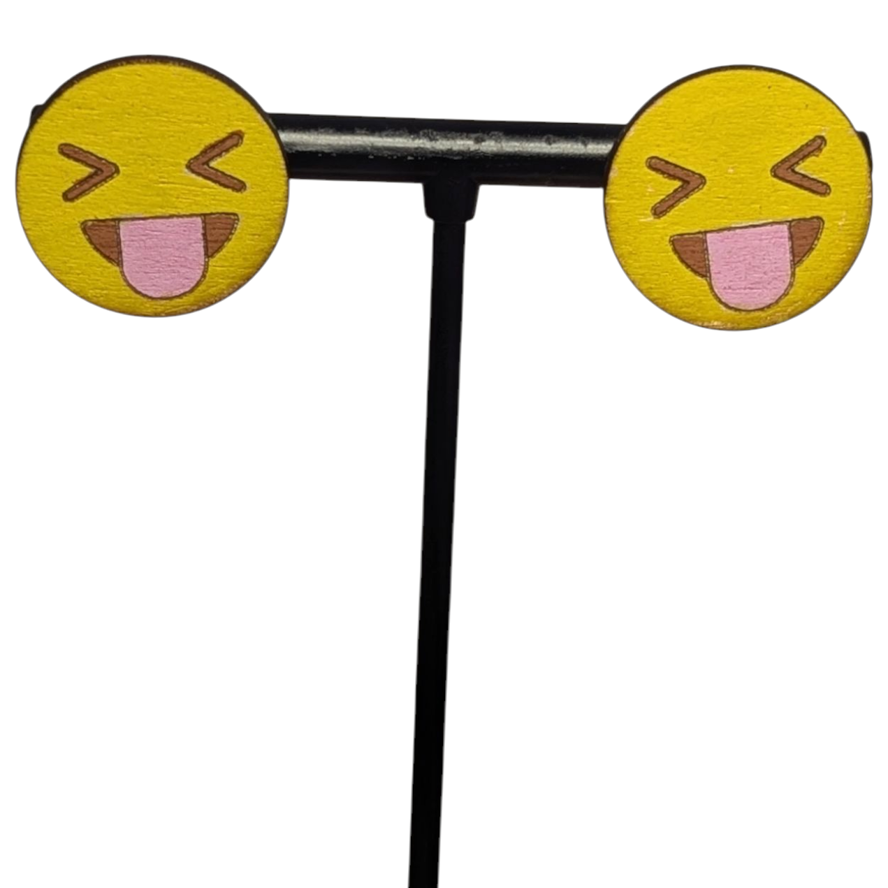 Emoji Face Stud Earrings