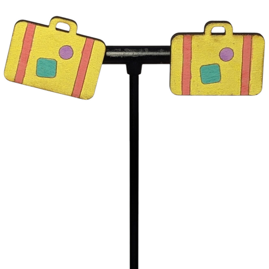 Luggage Stud Earrings