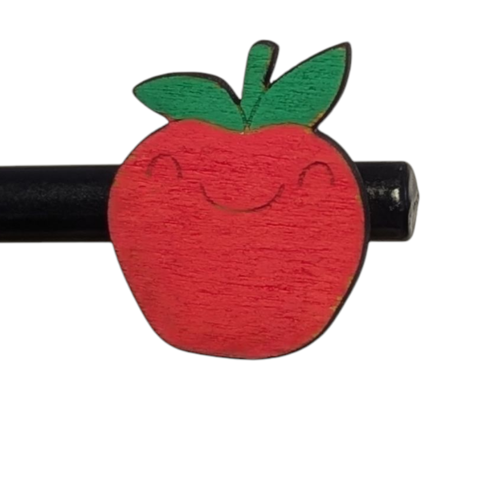 Apple Wood Stud Earrings