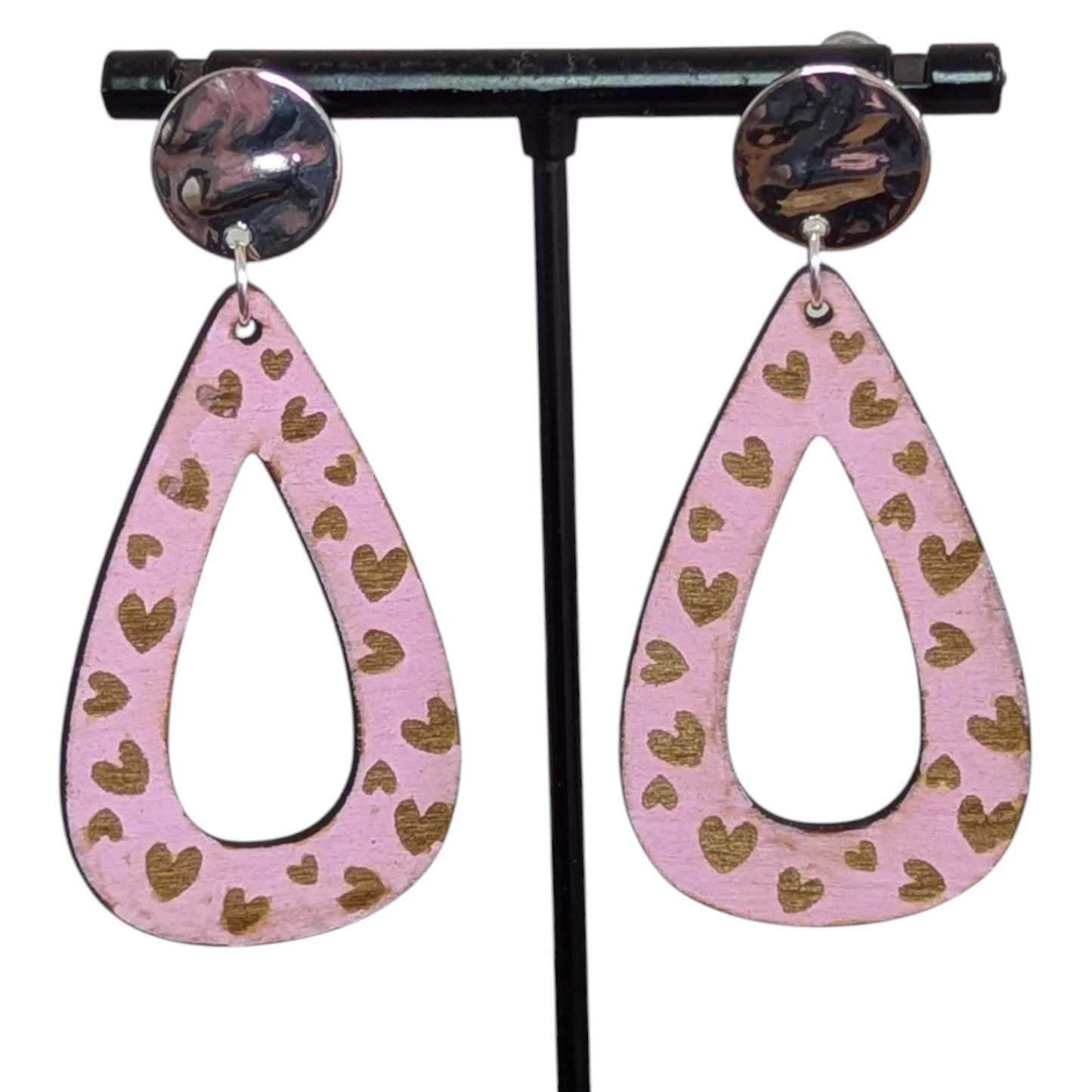 Heart Dangle Earrings
