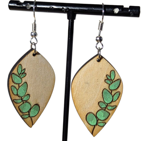 Eucalyptus Wood Earrings