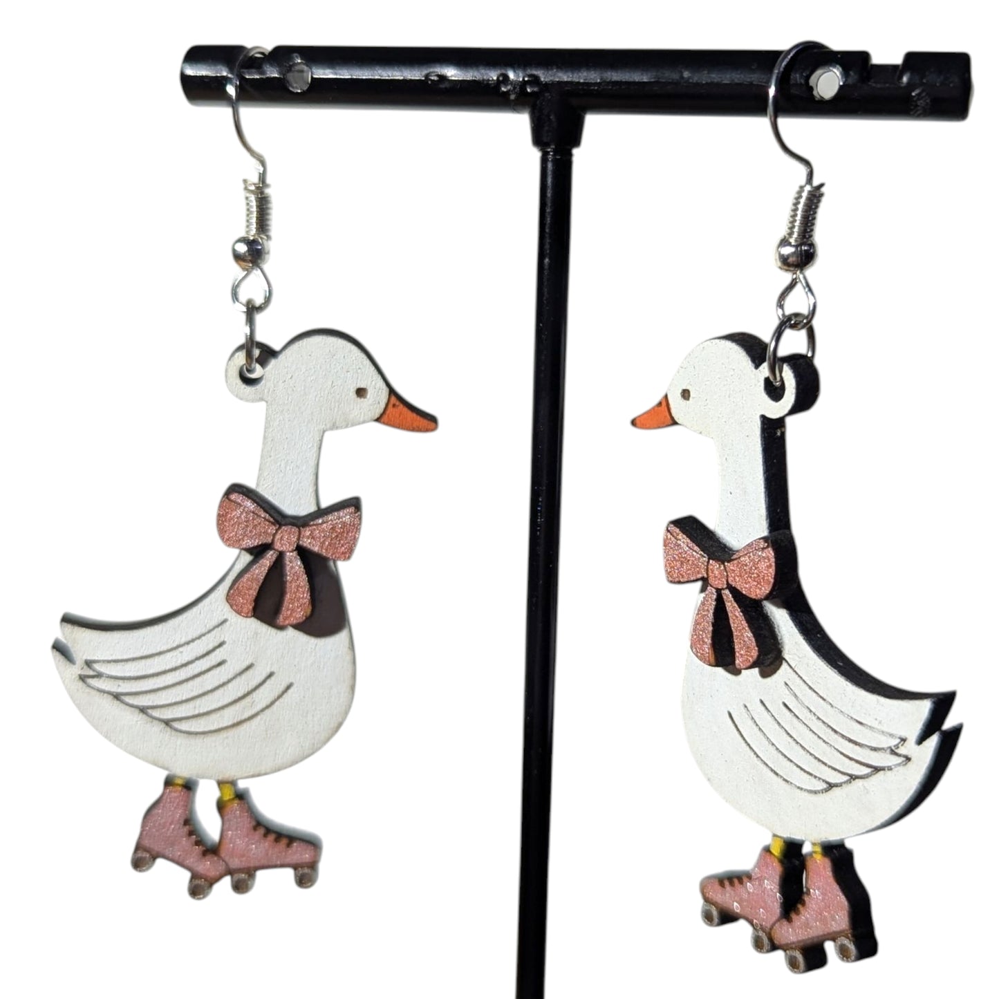 Goose Wood Earrings