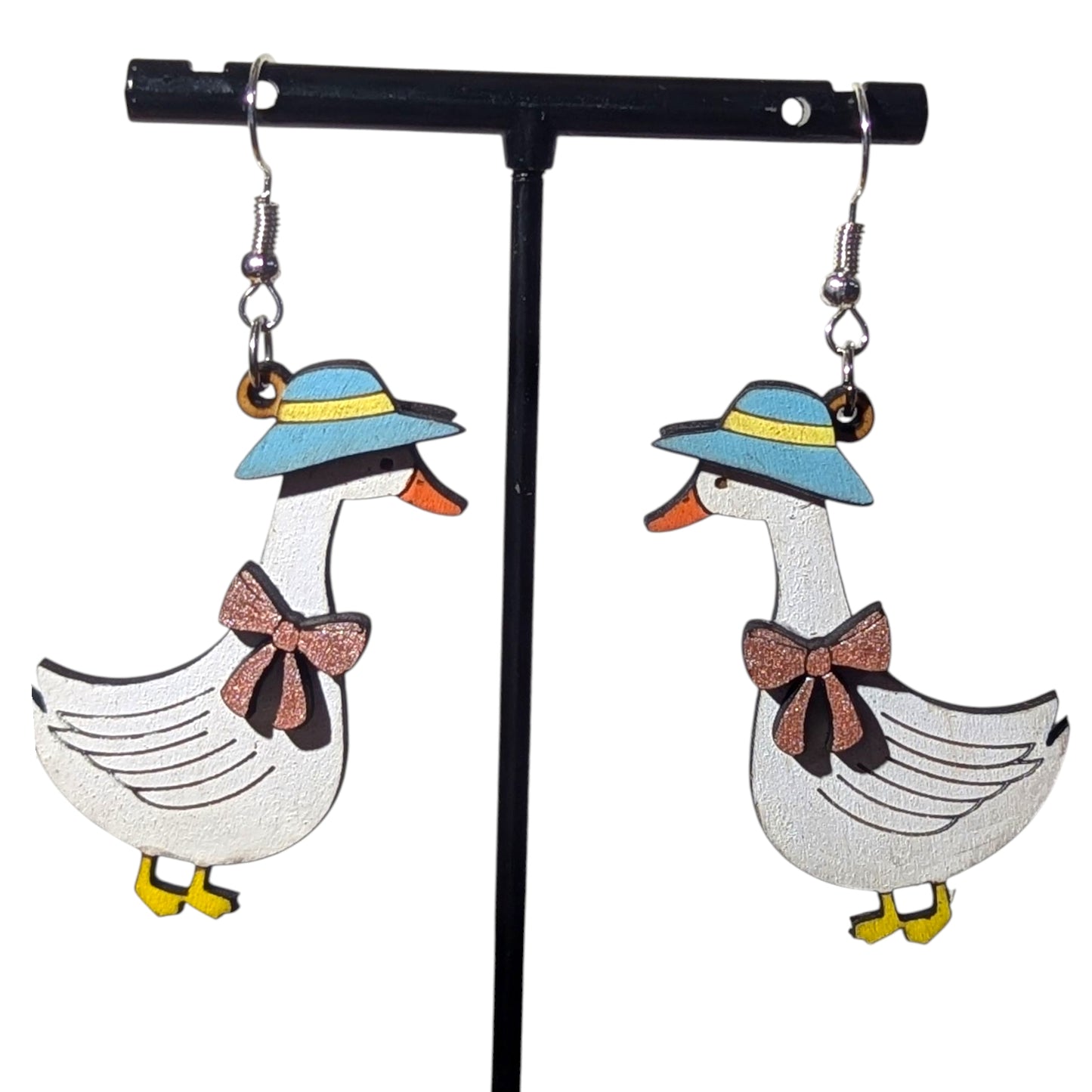 Goose Wood Earrings