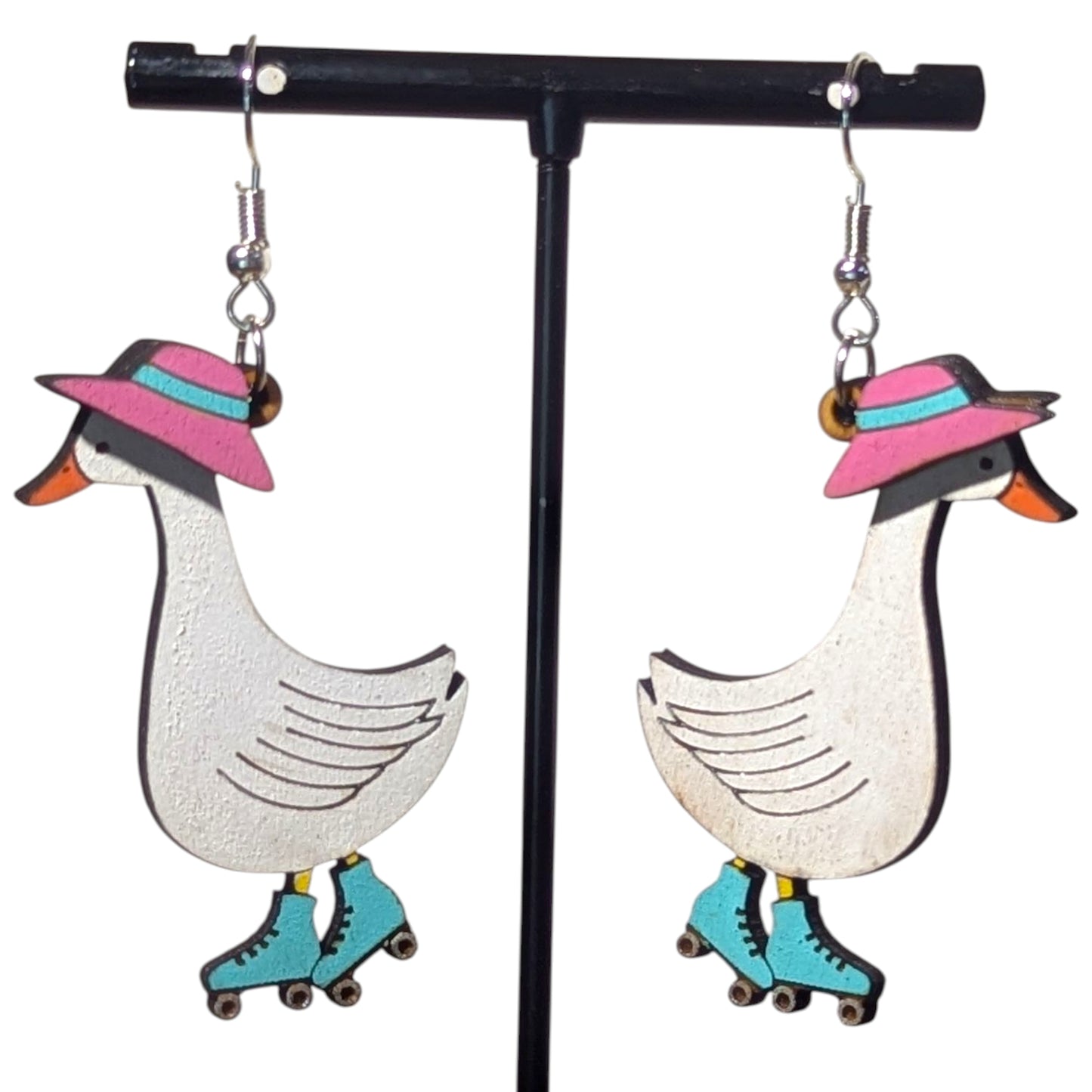 Goose Wood Earrings