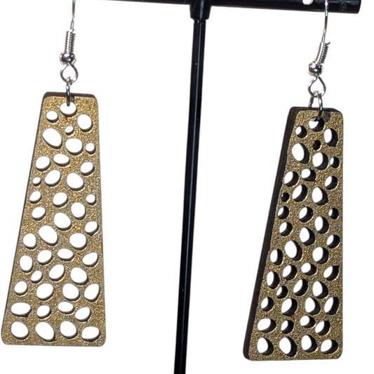 Modern Wood Earrings