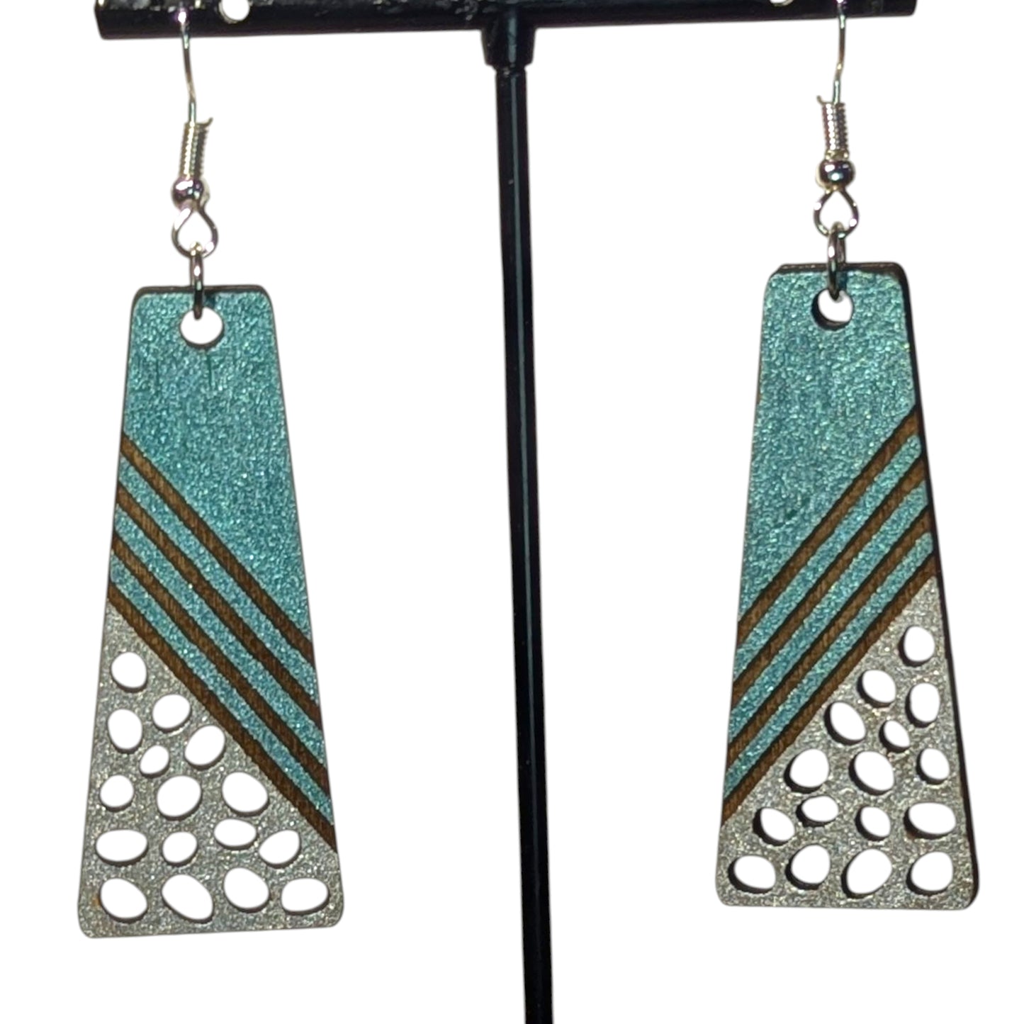Modern Wood Earrings