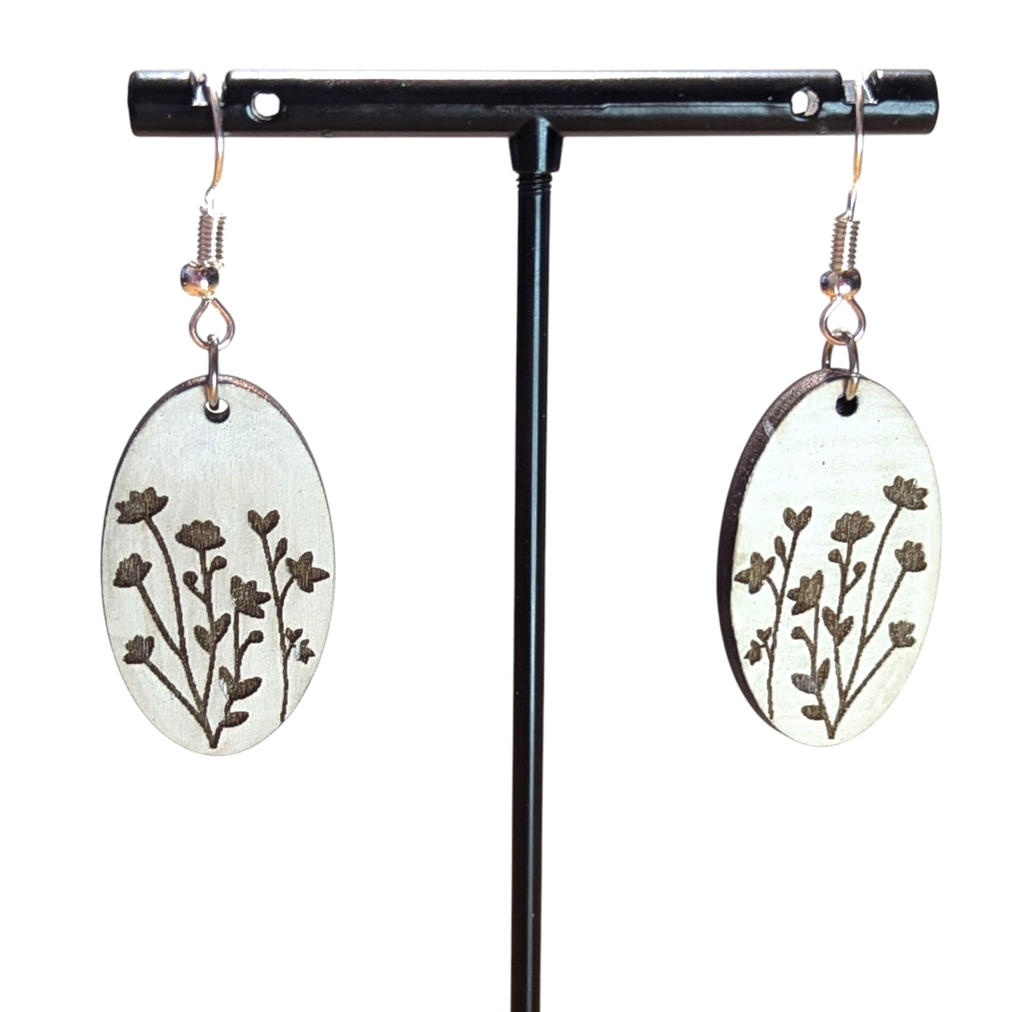 Wildflower Wood Earrings