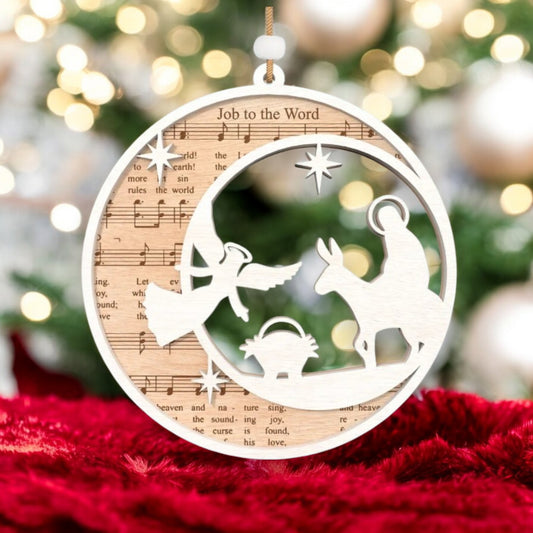 Nativity Song Christmas Ornaments