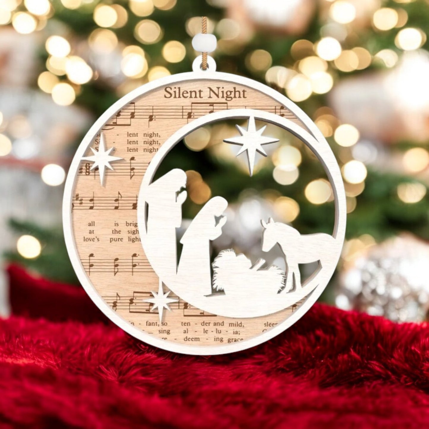 Nativity Song Christmas Ornaments