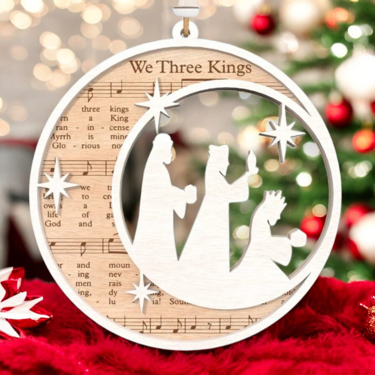Nativity Song Christmas Ornaments