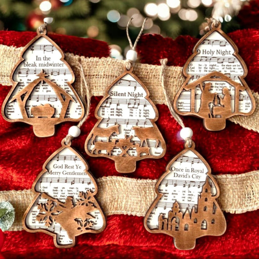 Christmas Song Tree Ornament
