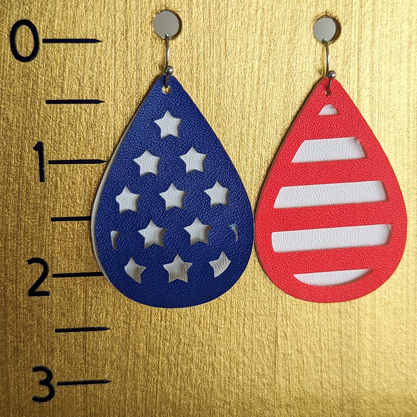Flag Earrings