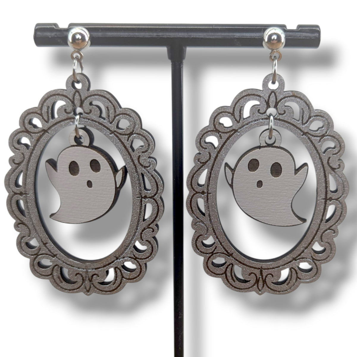 Framed Ghost Earrings