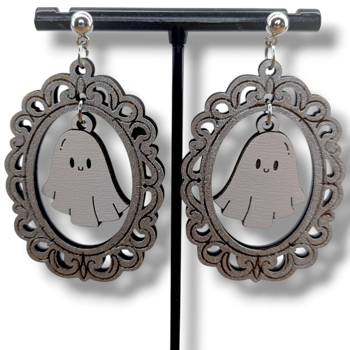 Framed Ghost Earrings