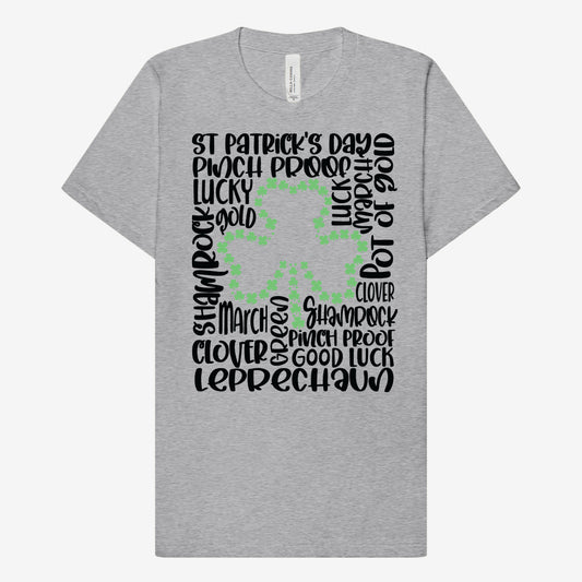 St. Patrick's Day Words T-Shirt